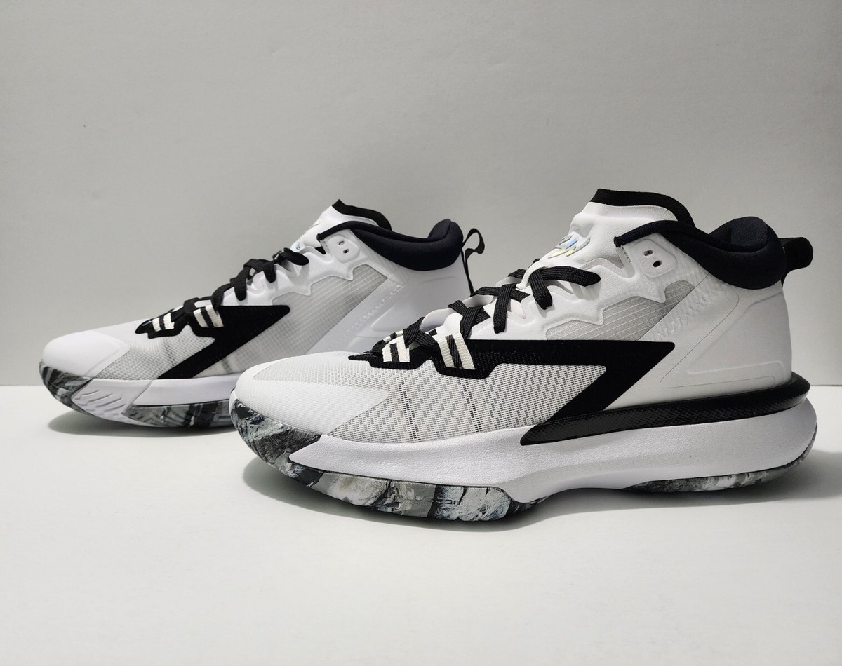 Nike Air Jordan Zion Williamson 1 TB White Black Men Shoes