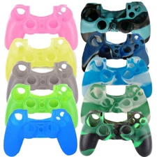 Silicone Protective Skin Case Sony 4 PS4 Soft Case Cover For PS4 Game Controller