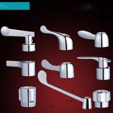 Replacement Head Handles Faucet Switch Kitchen Basin Bathroon Lever Tap Chrome