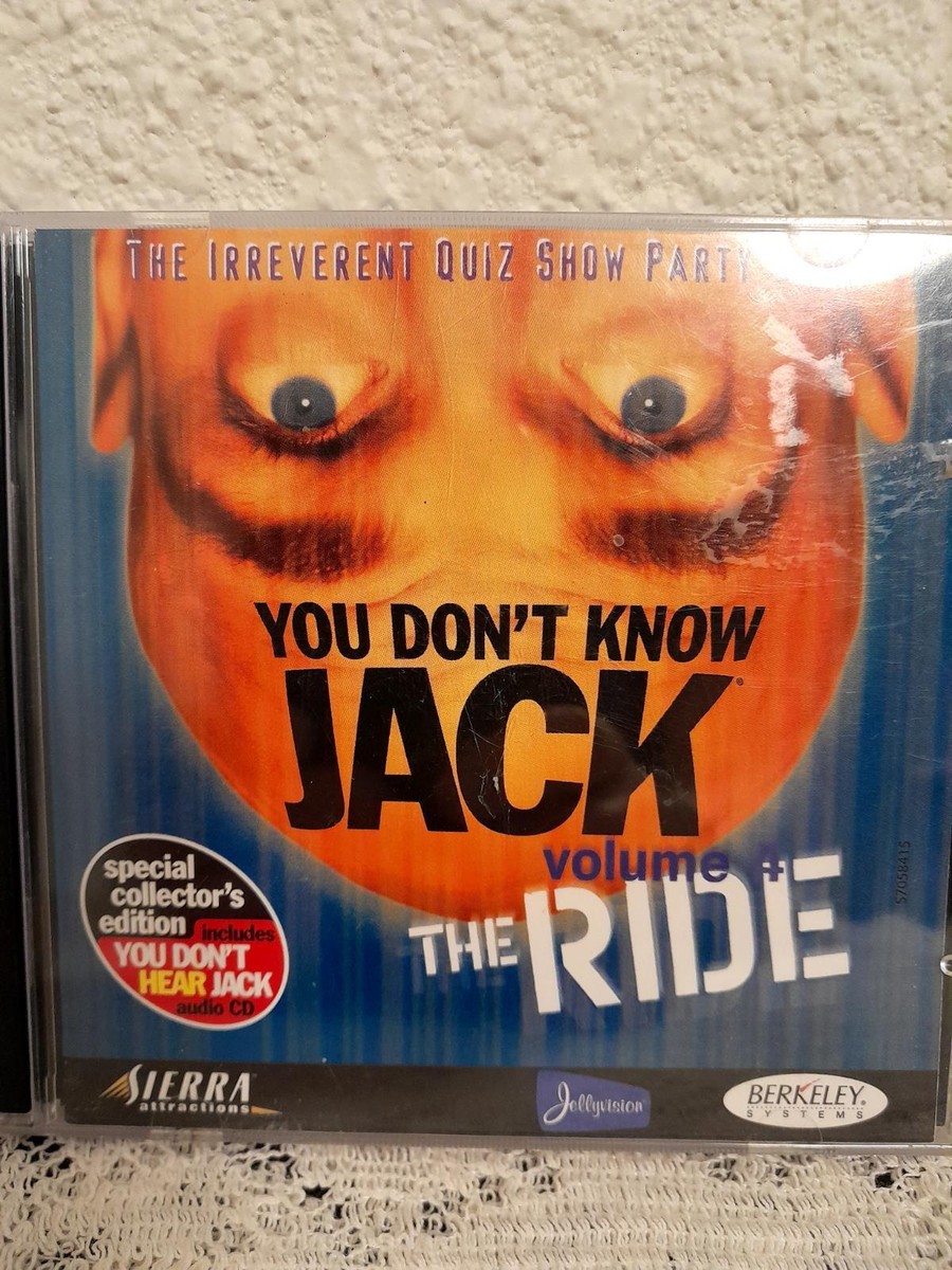You Don't Know Jack Volume 4 Computer Game CD | eBay