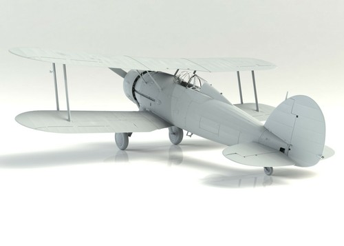 Gloster Gladiator Mk.I British Fighter - Plastic Model Kit Models 1/32 ICM 32040 - Picture 10 of 17