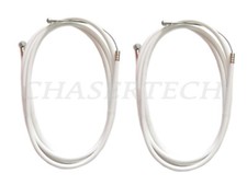 MTB Road BMX Bicycle Bike Universal Brake Cable w/ Housing White 2 Pieces