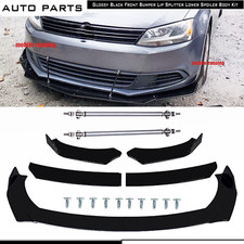 For Vw Scirocco R-line Front Bumper Lip Spoiler Splitter Strut Rod Gloss Black For Vw Scirocco R-line Front Bumper Lip Spoiler Splitter Strut Rod Gloss Black