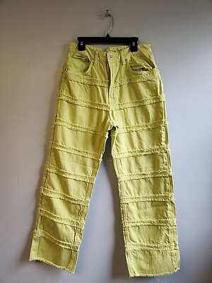 THE RAGGED PRIEST WOMENS 28 Wide Leg JEANS RIPPED