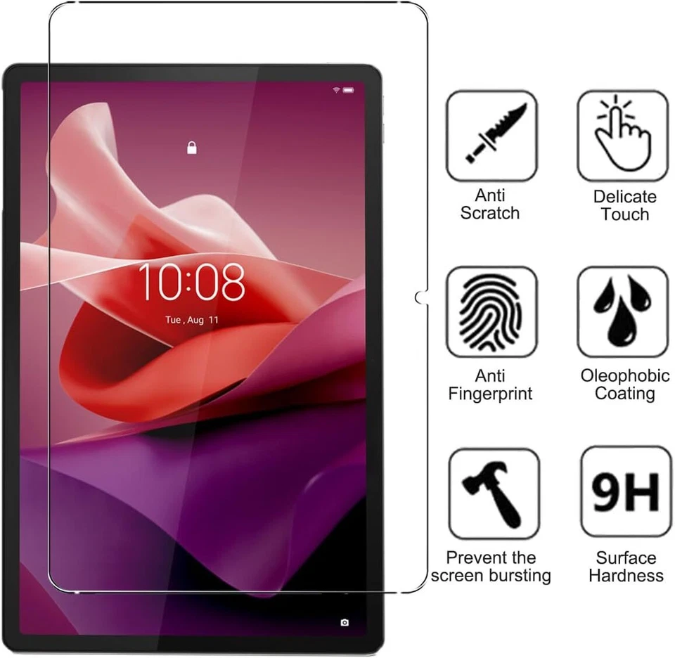 2 Pcs Lenovo Tab P12 Pro TB-Q706F/Z P12 TB370FU Tempered Glass Screen Protector - Image 2 of 4