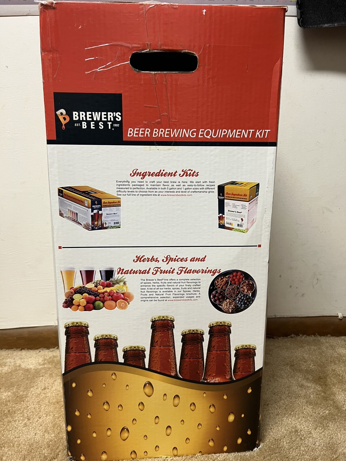 Brewer's Best 5 gallon beer kit, Brewer's Beast, Open Box Never Used eBay