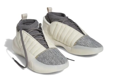 adidas Harden Vol. 7 Mid Cream Carbon Basketball Shoes  display picture 1