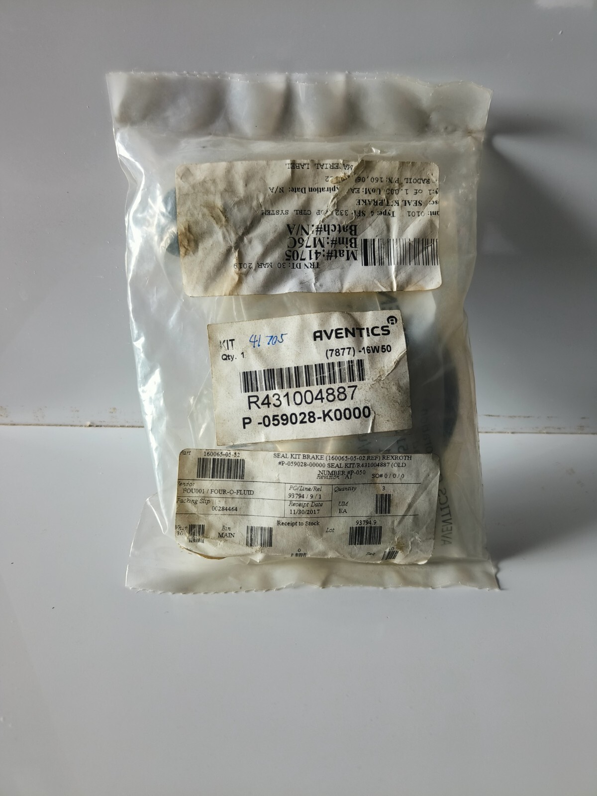 AVENTICS SEAL KIT BRAKE REXROTH R431004887 P-059028-K0000(free 