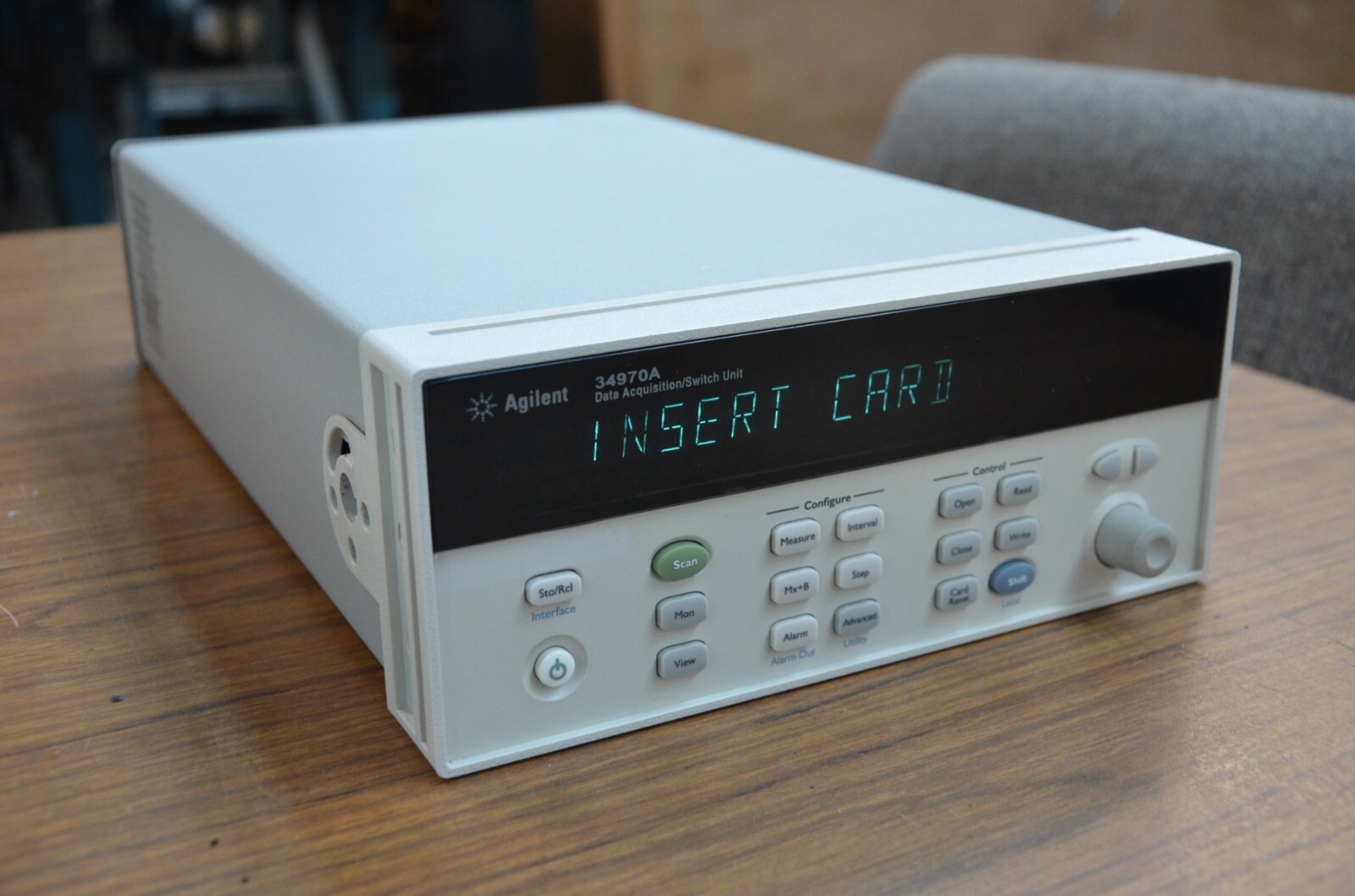 Agilent 34970A Data Acquisition Switch Unit MainFrame Non Working No Errors
