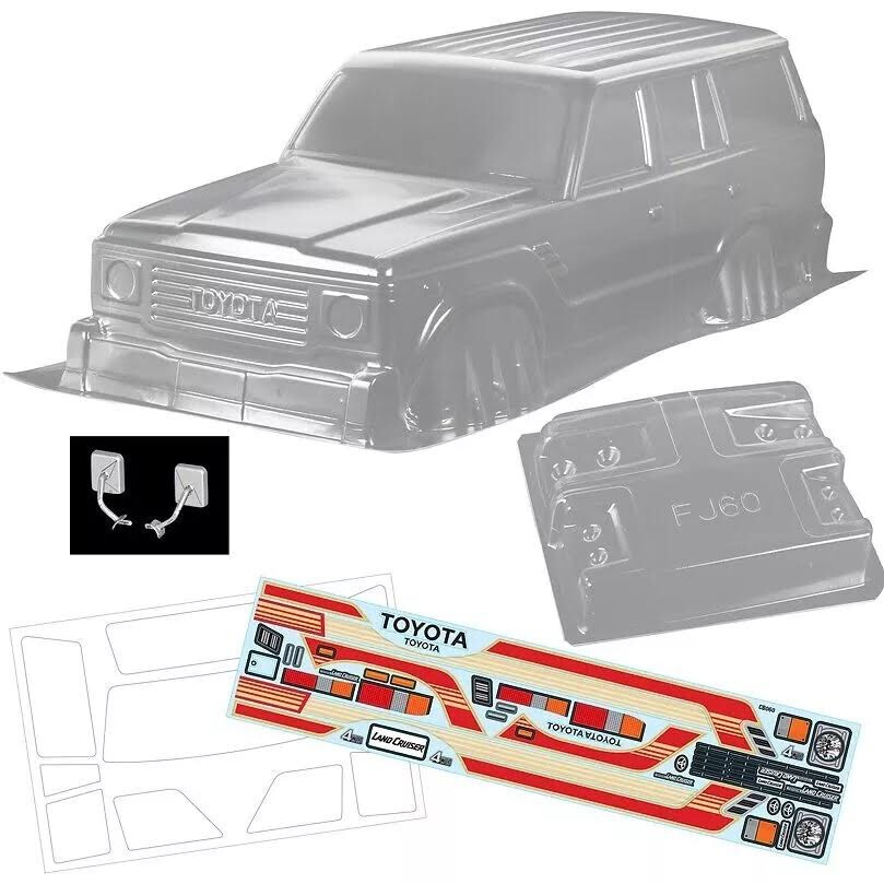RC 1/10 Toyota FJ60 LAND CRUISER Body 313mm -CLEAR- | eBay