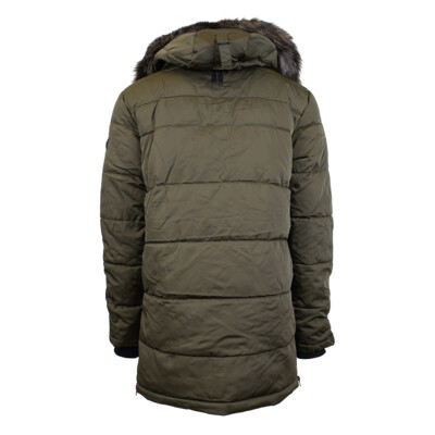 Superdry Men's Chinook Parka Jacket, Waterproof, Fur Hood in  Khaki-M5010346A/030