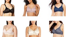 Bali Women's Double Support Lace Wirefree Bra