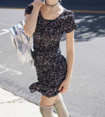 Free People Floral Print Bodycon Dress | eBay