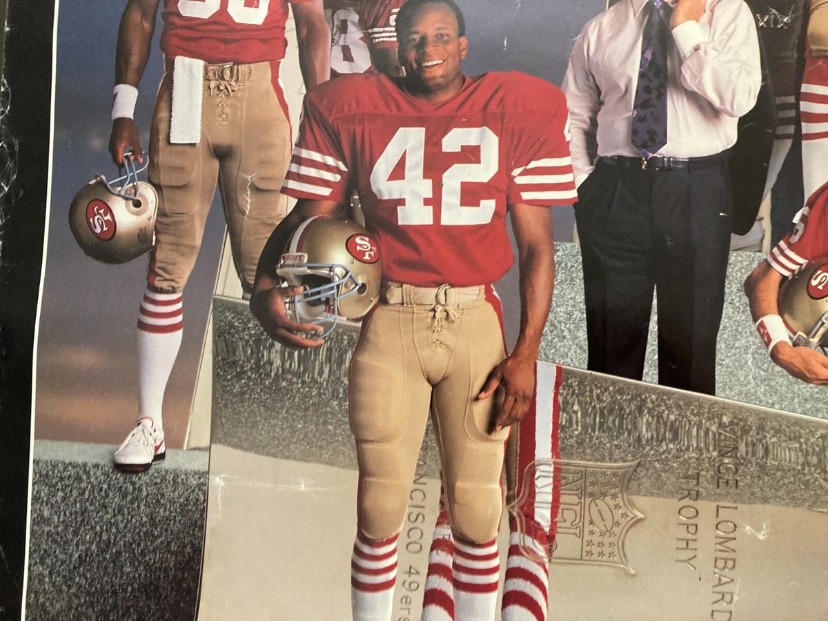 Poster Vintage Joe Montana – San Francisco 49ers – Années 90 – NFL