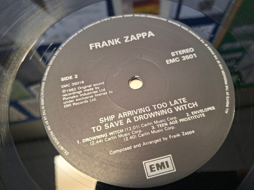 Frank Zappa Schiff kommt zu spät an, EMI, EMC 3501 - Bild 16 von 16