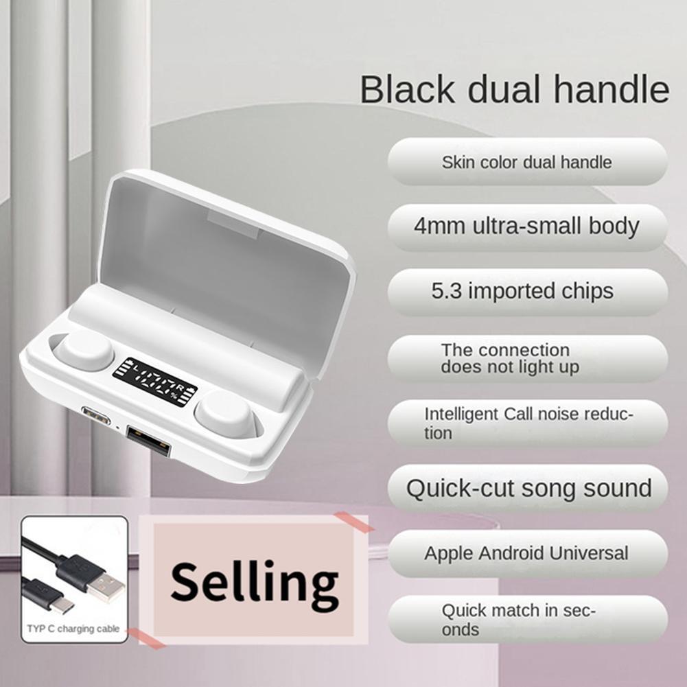 Invisible Sleep Wireless Earbuds Bluetooth 5.3 Headset Waterproof η E2P1 ν\