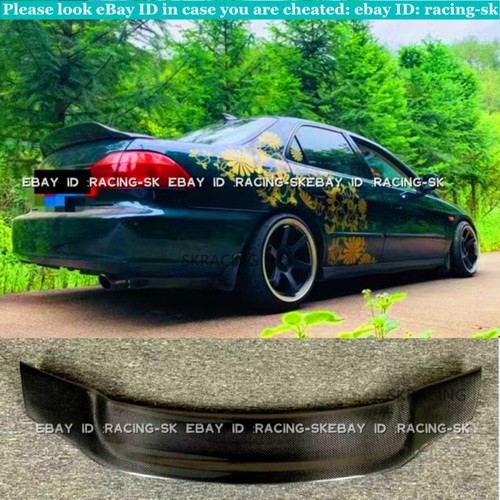 Carbon Fiber Rear Trunk Lip Spoiler Wing For 19982002 Honda Accord 4