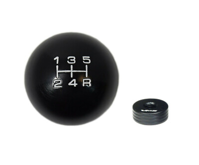 90-93 ACURA INTEGRA ROUND SHIFT KNOB 5 SPEED JDM BLACK