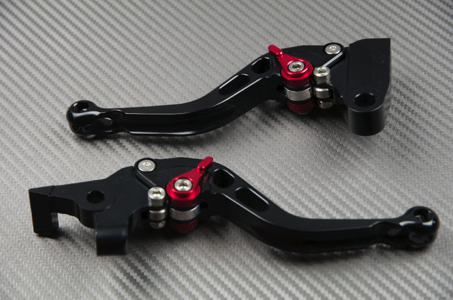 Levier court CNC pour Yamaha YZF R6 avec réglage de garde à 6 positions