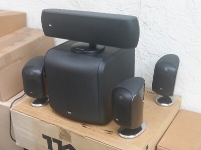 B&W Bowers and Wilkins 5.1 Home Theater M1 VM1 Speakers & AS2