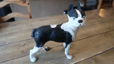 Antique Boston Terrier Dog Door Stop GREAT CONDITION 9.5 x 9 inches