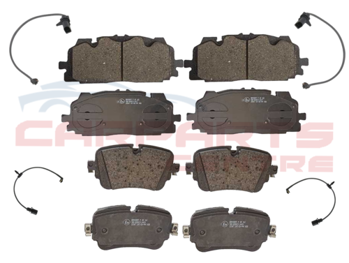 FOR AUDI Q7 4M 3.0 TDI QUATTRO FRONT & REAR BRAKE PADS SET + SENSORS 2015 ON - Picture 1 of 1