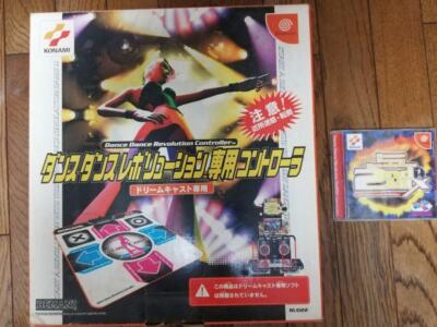 Dreamcast Dance Dance Revolution Controller Tanzpad & Spiel Soft 2nd Mix Japan