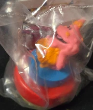 Eureeka’s Castle Moat Twins Stamper Red Figure 1994 Nick Hardee’s Carl's Jr Toy