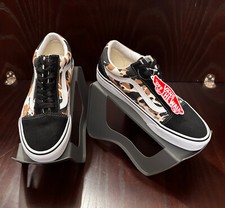 Vans Cow Print Old Skool Women's 8.5/Men's 7, Retired Black/Brown/White Pattern