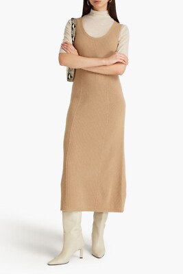 NWT $445 Vince Ribbed Wool & Cashmere Blend Midi Sweater Dress Size XS |  eBay