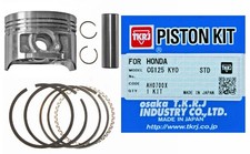 Honda XLR125R piston kit standard size, 15mm pin (1998-2001) 56.50mm bore size