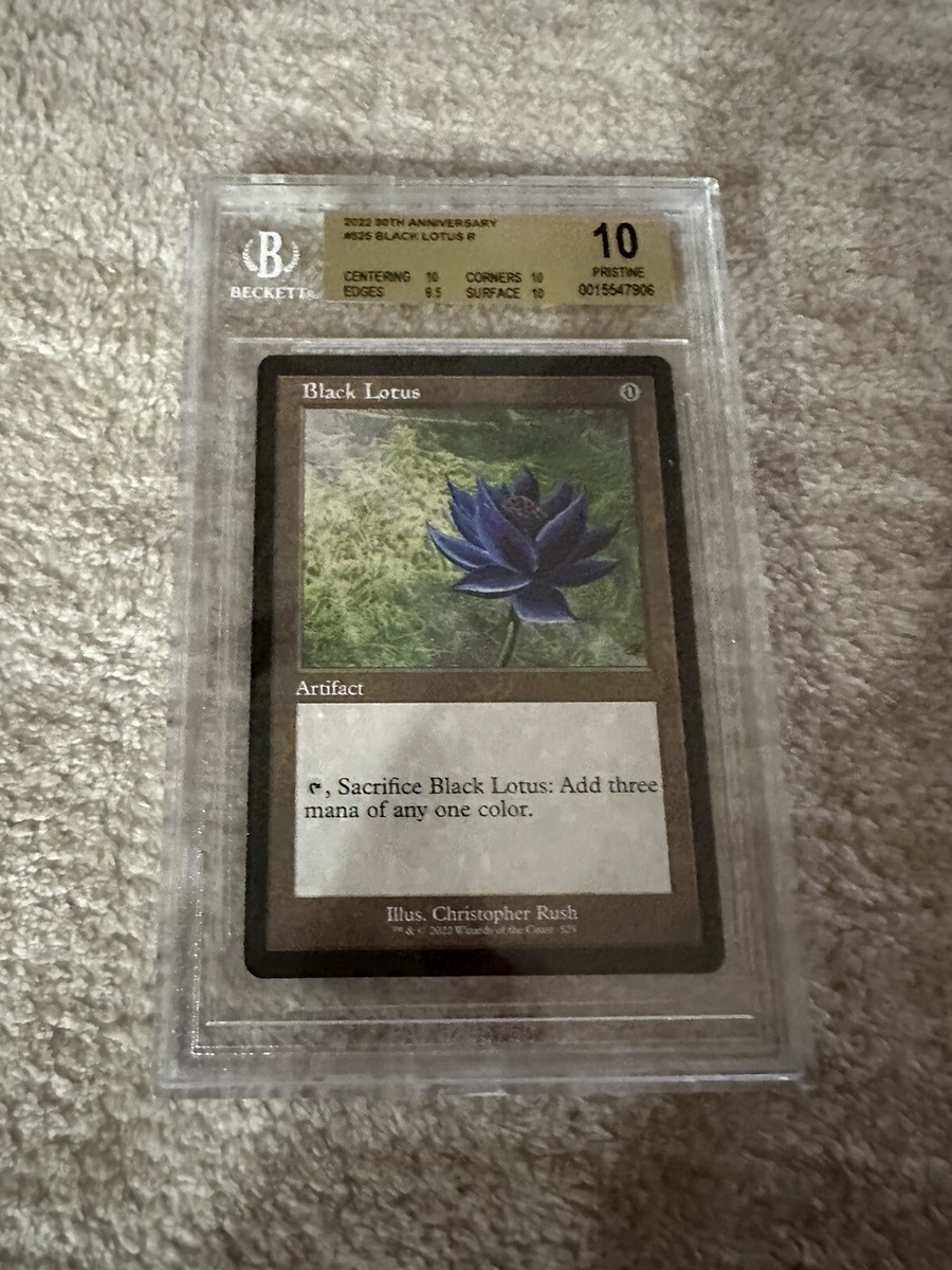Black Lotus Magic The Gathering (MTG) 30th Anniversary Retro Black Lotus Magic The Gathering (MTG) 30th Anniversary Retro