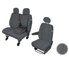 MERCEDES Sprinter Stoff Fahrersitz + Doppelbank mit Tisch 