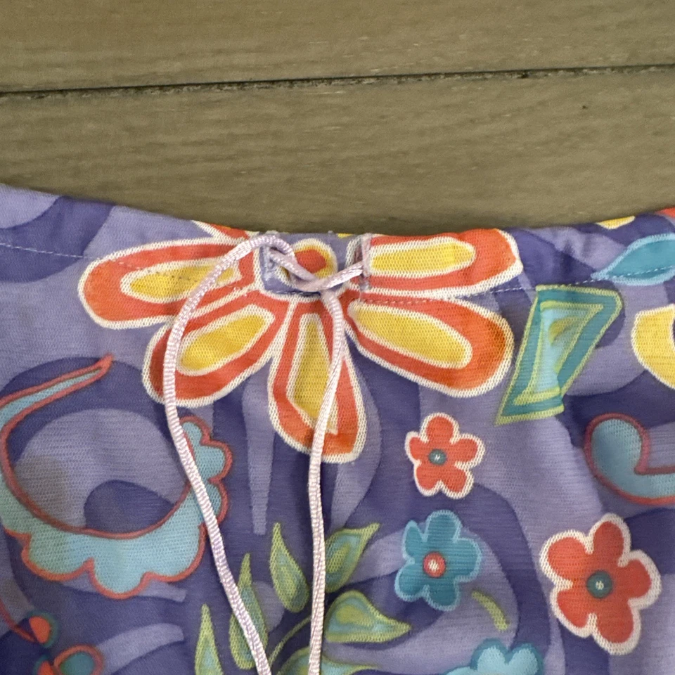 Vestido sin Mangas Floral Xhilaration Años 90 Transparente Capas Chica Hada Capricho Foto 2 de 4