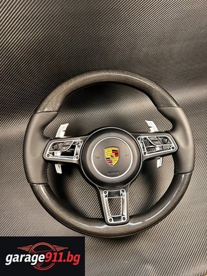 Porsche Carbon Steering Wheel Upgrade for 911 GT3 Cayman Boxter Cayenne Panamera