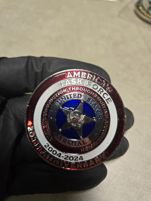 #ad #ad Captain America Capital Area Regional Fugitive Task Force Challenge Coin $90.00