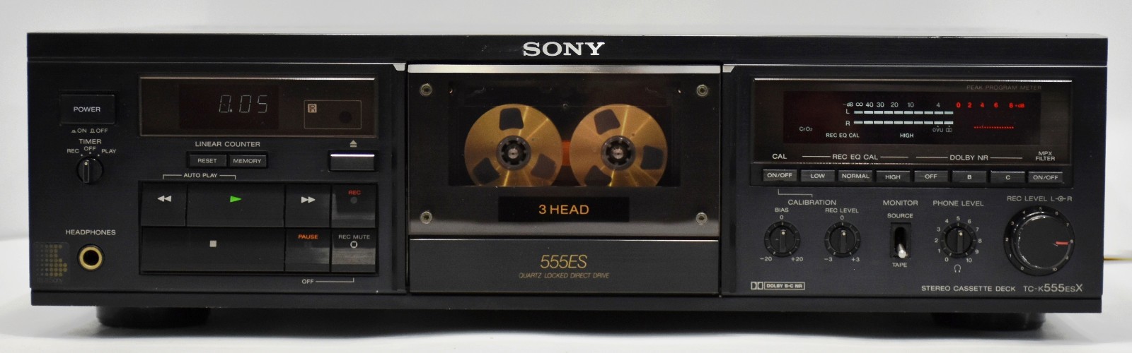 Sony TC-K555 vintage audio equipment - eBay listing photo 1