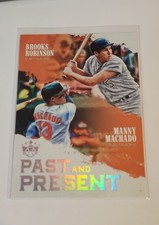 2018 Panini Diamond Kings - Past and Present Manny Machado, Brooks Robinson #PP4