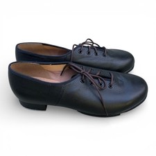 BLOCH Leather Techno Tap 1T Shoes Women's 8.5 Lace Up Dance Never Worn