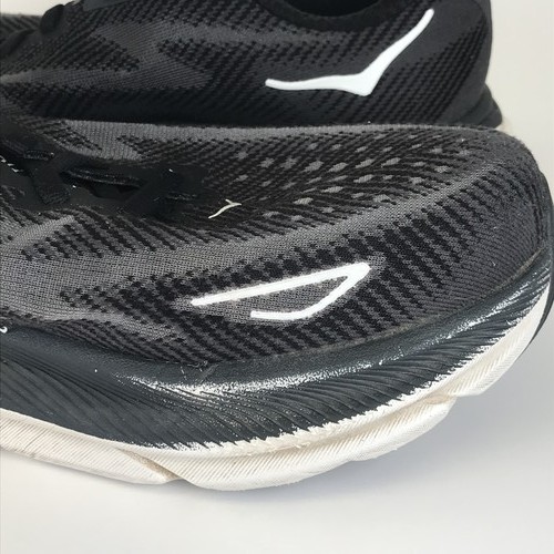 Hoka One One Women Clifton 9 1132211 BWHT Black Running Shoes Size 9.5 D - Picture 5 of 12