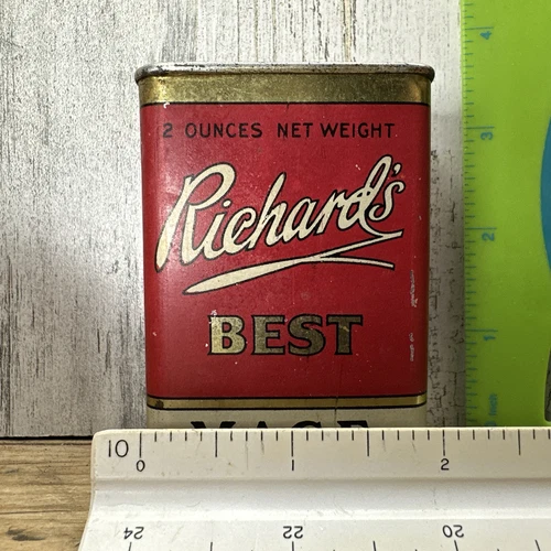 Vintage Richard’s Spice Tin - Mace-Portland Oregon Advertising - Picture 9 of 9