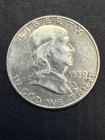 1950  Philadelphia Mint Silver Franklin Half Dollar  lot # 2196 — photo 1