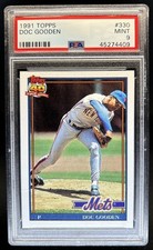 1991 Topps Doc Gooden #330 Mets PSA 9