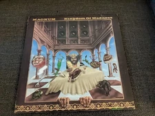 MAGNUM.ORIGINAL 1978 PROMO VINYL LP.KINGDOM OF MADNESS.VG+.PROG ROCK