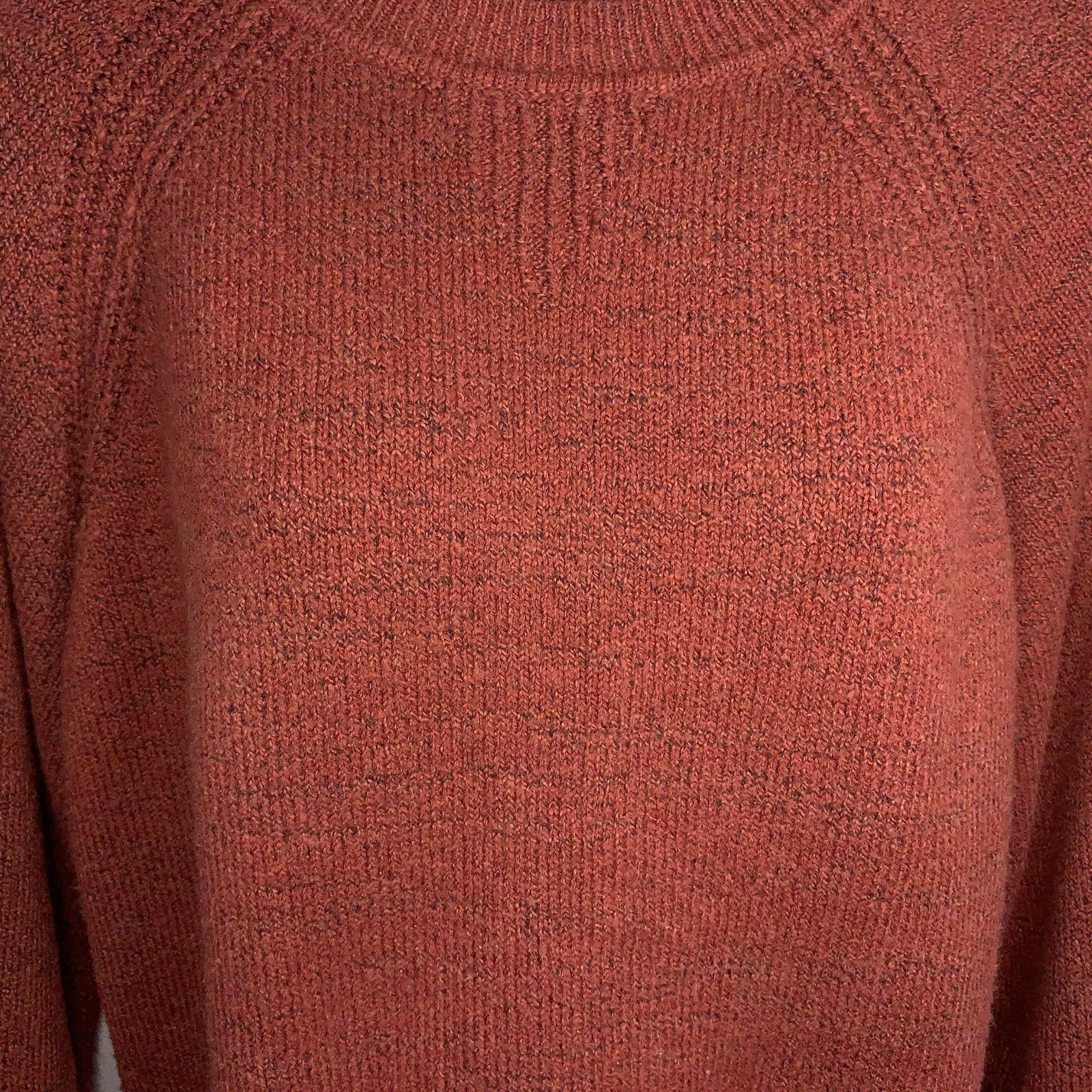 Small Universal Thread Brick Orange Red Sweater C… - image 5