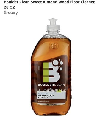 #ad Boulder Clean Wood Floor Cleaner Sweet Almond 28 oz All Natural Plant Based. NEW $17.42