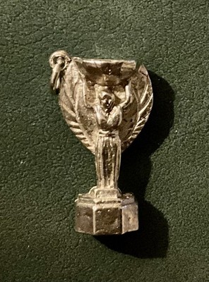 VINTAGE (1966) WORLD CUP SILBER CHARM FÜR BETTELARMBAND 3,9g
