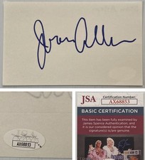Nixon Bourne Joan Allen Signed Autograph 3x5 Index Card - JSA Cert - FREE S&H!