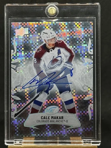 Cale Makar 2022-23 Upper Deck Ice White Snowflake Auto SSP #27