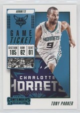 2018-19 Panini Contenders Game Ticket Green Tony Parker #14 HOF 03wd